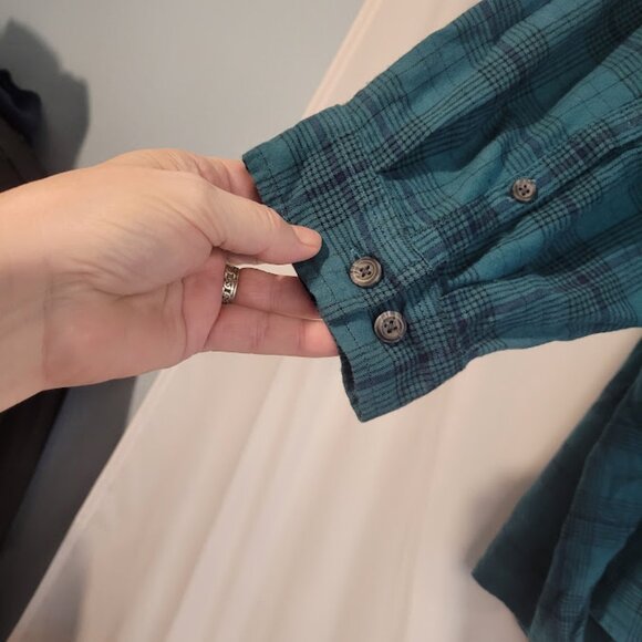 Ava Viv Flannel Plaid Shirt Size 4x plus - Picture 4 of 6
